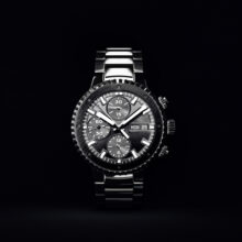 wrist watch. time accessory isolated on black. 3d illustration